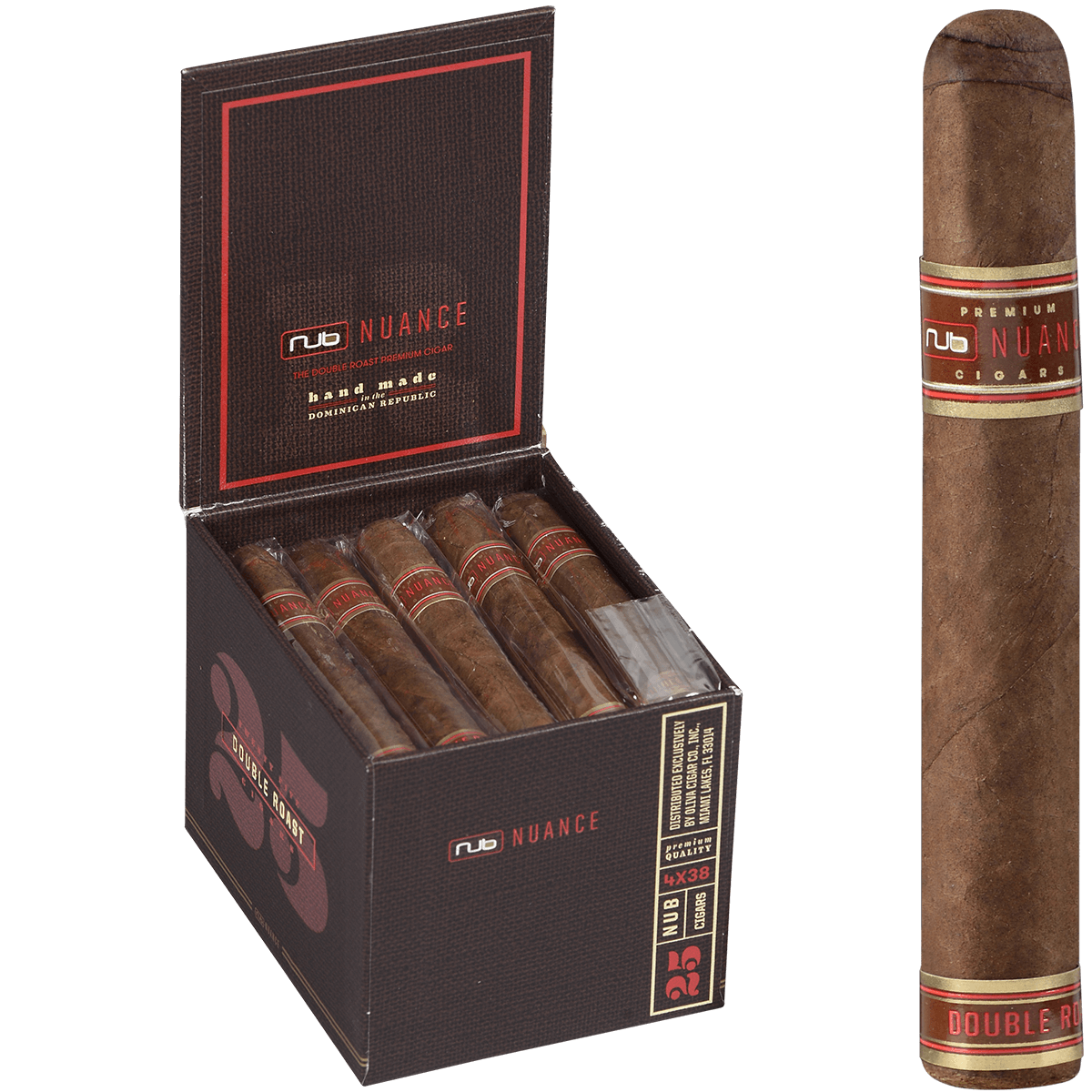 Nub Nuance Double Roast 438 25 Ct. Box 4.00X38