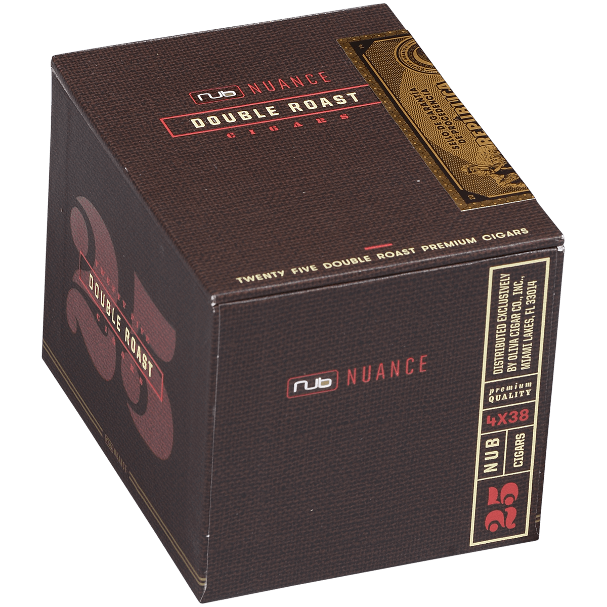 Nub Nuance Double Roast 438 25 Ct. Box 4.00X38