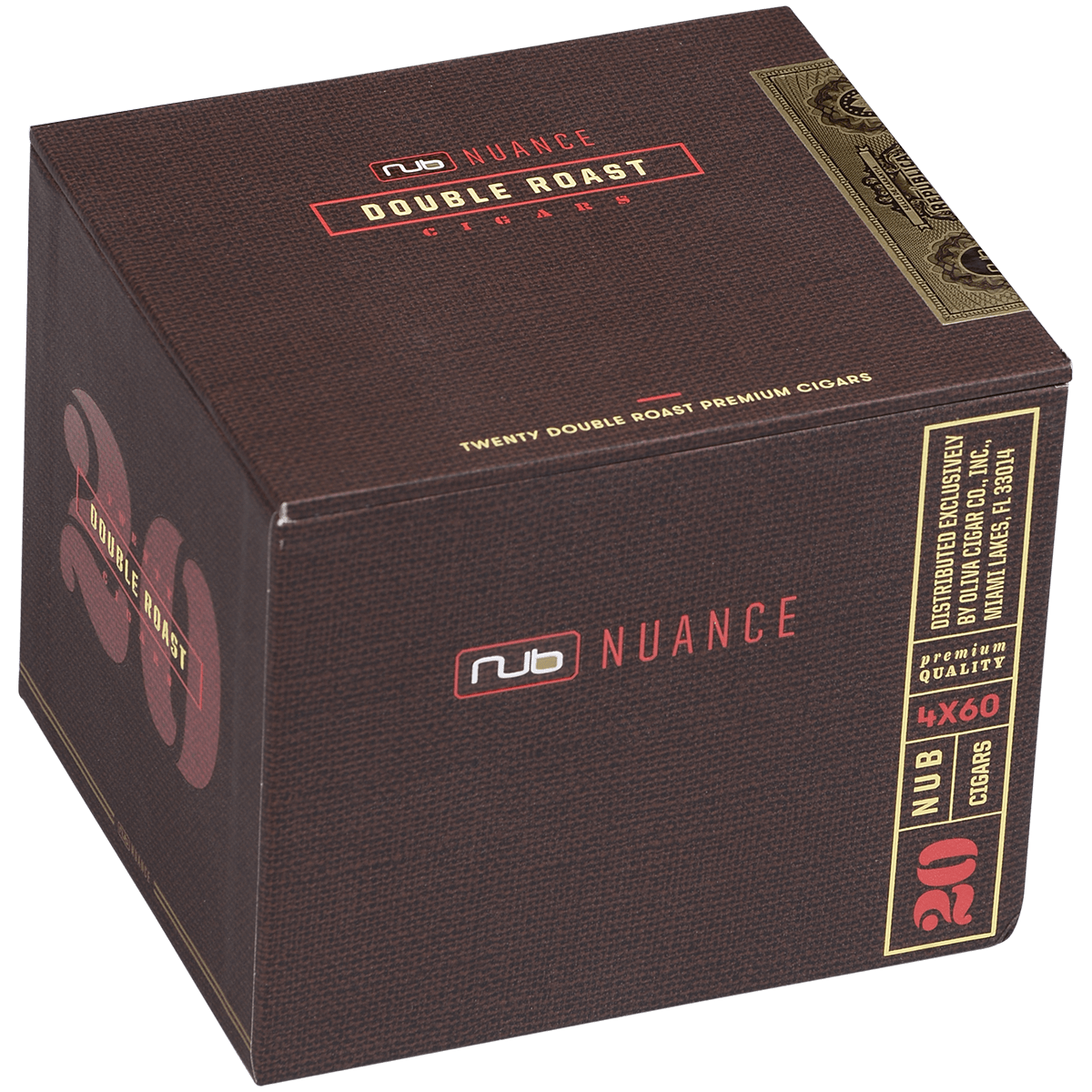 Nub Nuance Double Roast 460 20 Ct. Box 4.00X60Nuance/