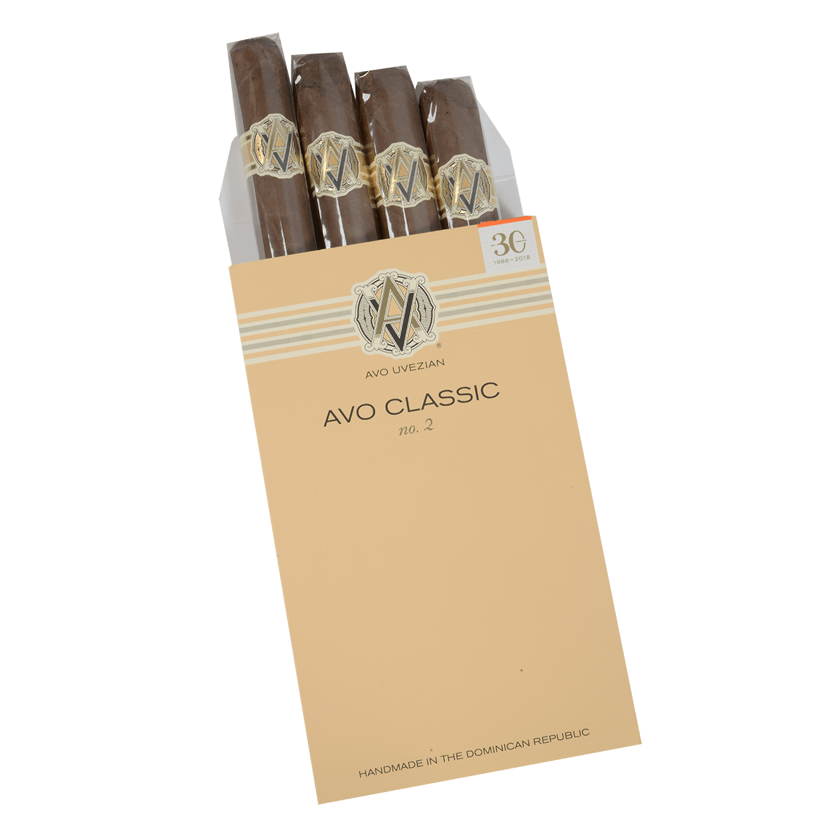 Avo Classic No. 2 Toro 4 Ct. Box 6.00X50