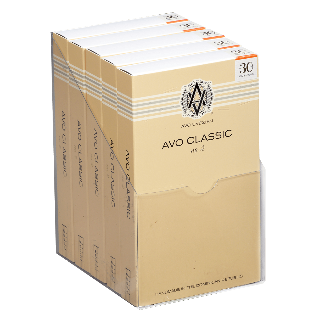 Avo Classic No. 2 Toro 4 Ct. Box 6.00X50