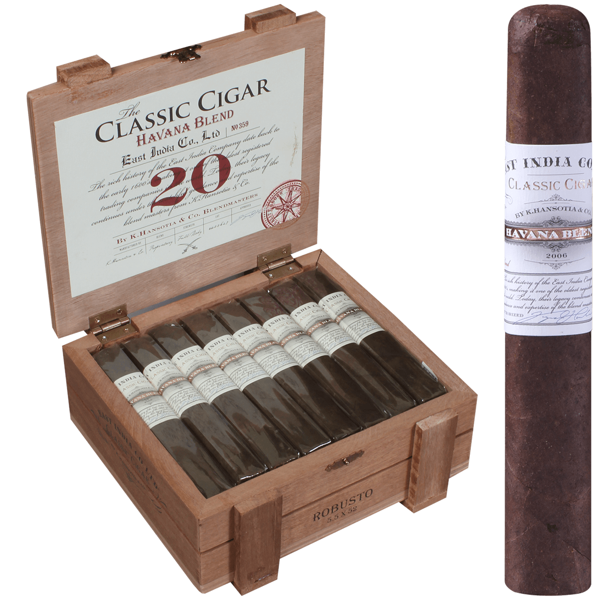 Gurkha Classic Havana Blend Robusto 24 Ct. Box 5.50X52
