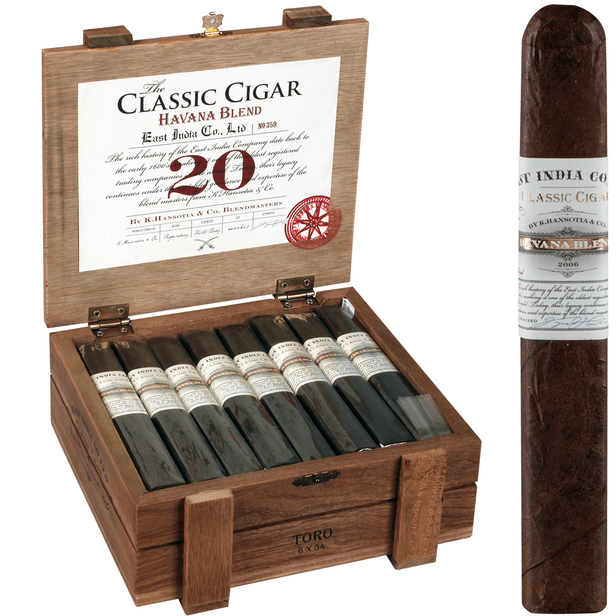 Gurkha Classic Havana Blend Toro 24 Ct. Box 6.00X54