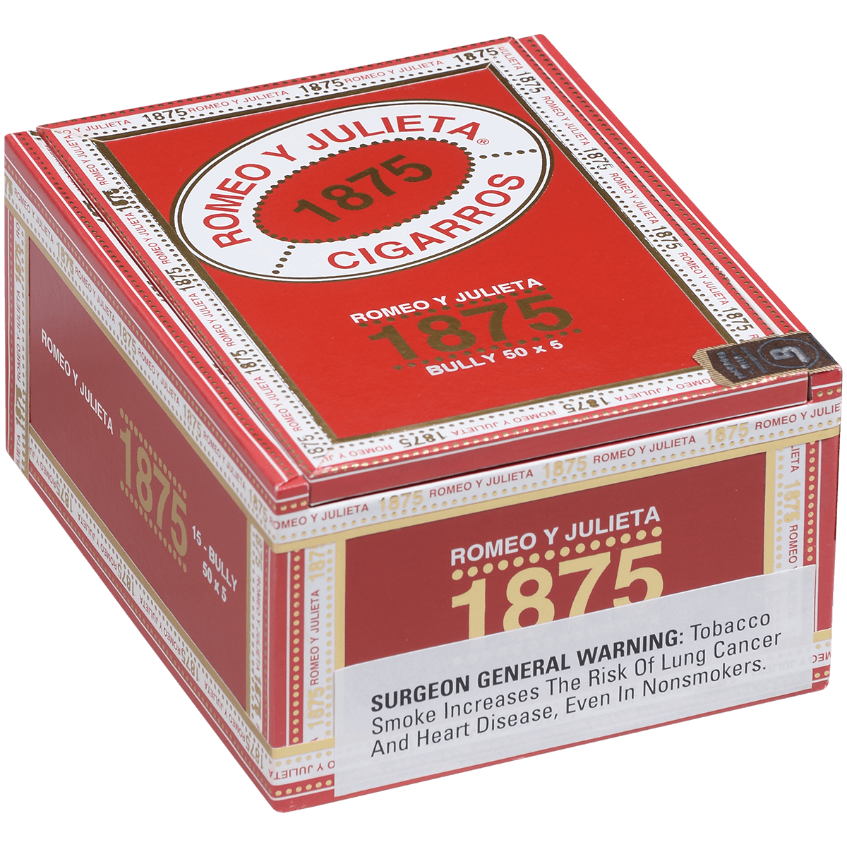 1875 Romeo Y Julieta Bully 15 Ct. Box 5.00X50