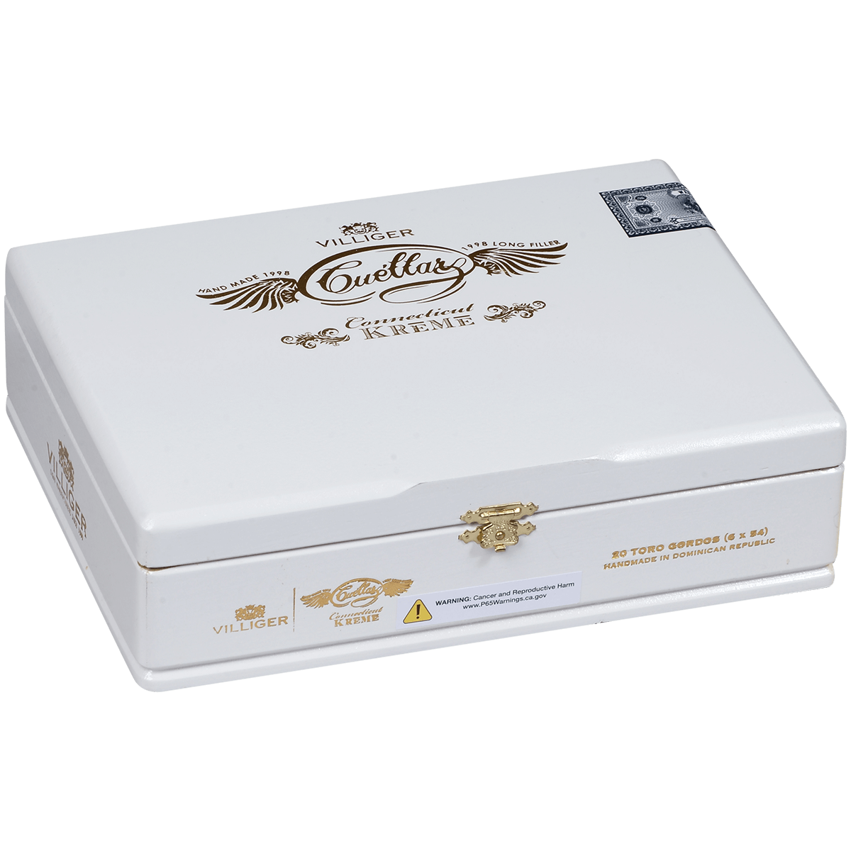 Villiger Cuellar Conn. Kreme Toro Gordo 20 Ct. Box 6.00X54