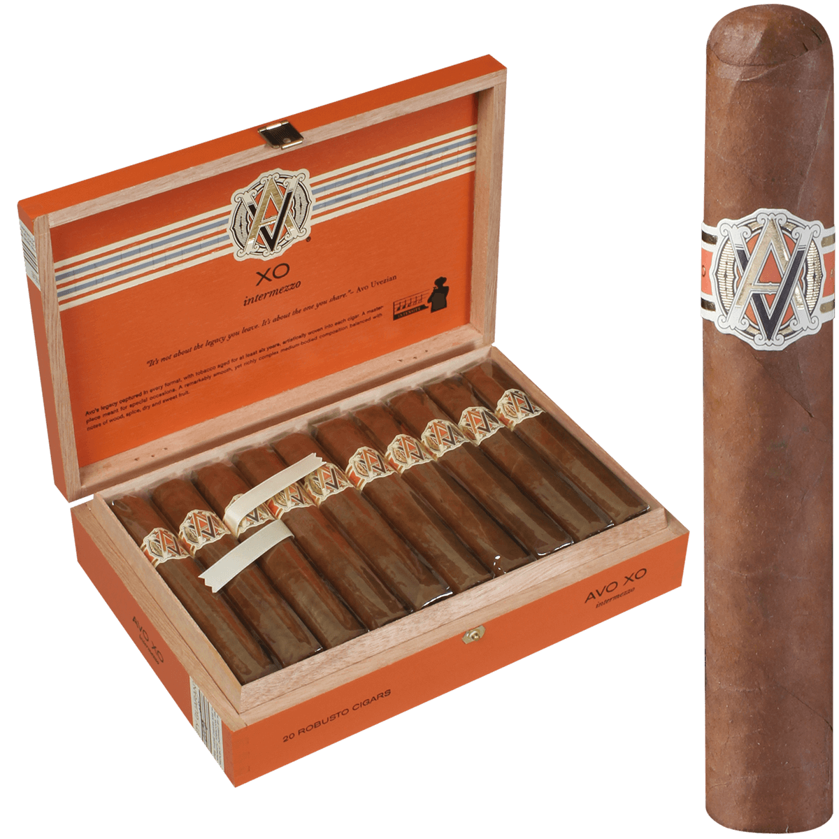 Avo Xo Intermezzo Robusto 20 Ct. Box 5 X 50