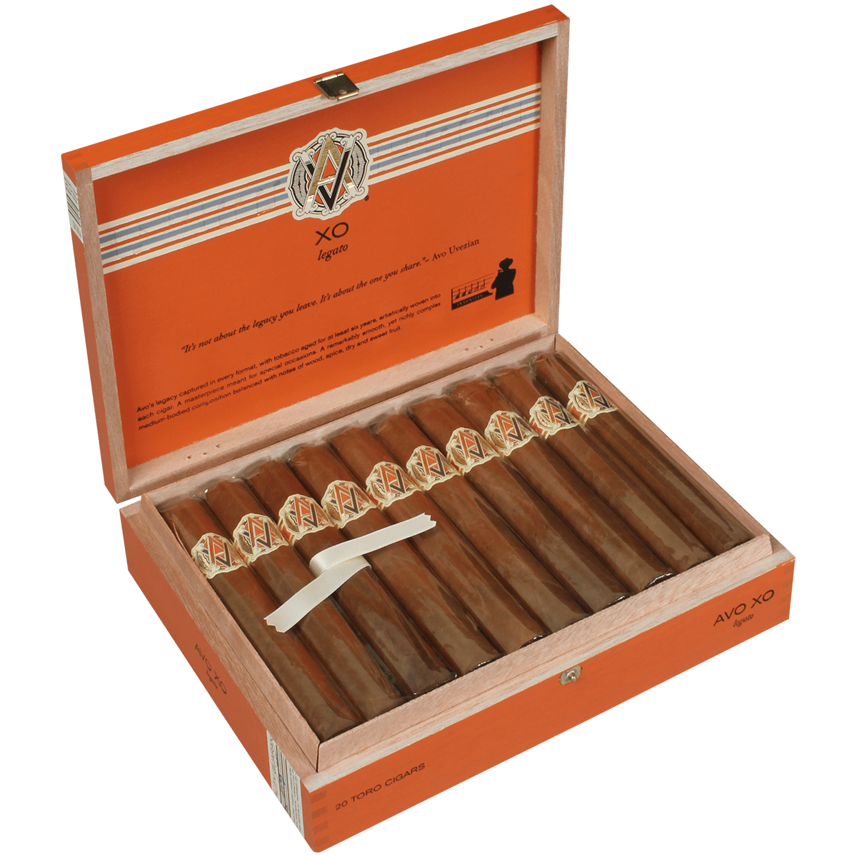 Avo Xo Legato Toro 20 Ct. Box 6.00X54