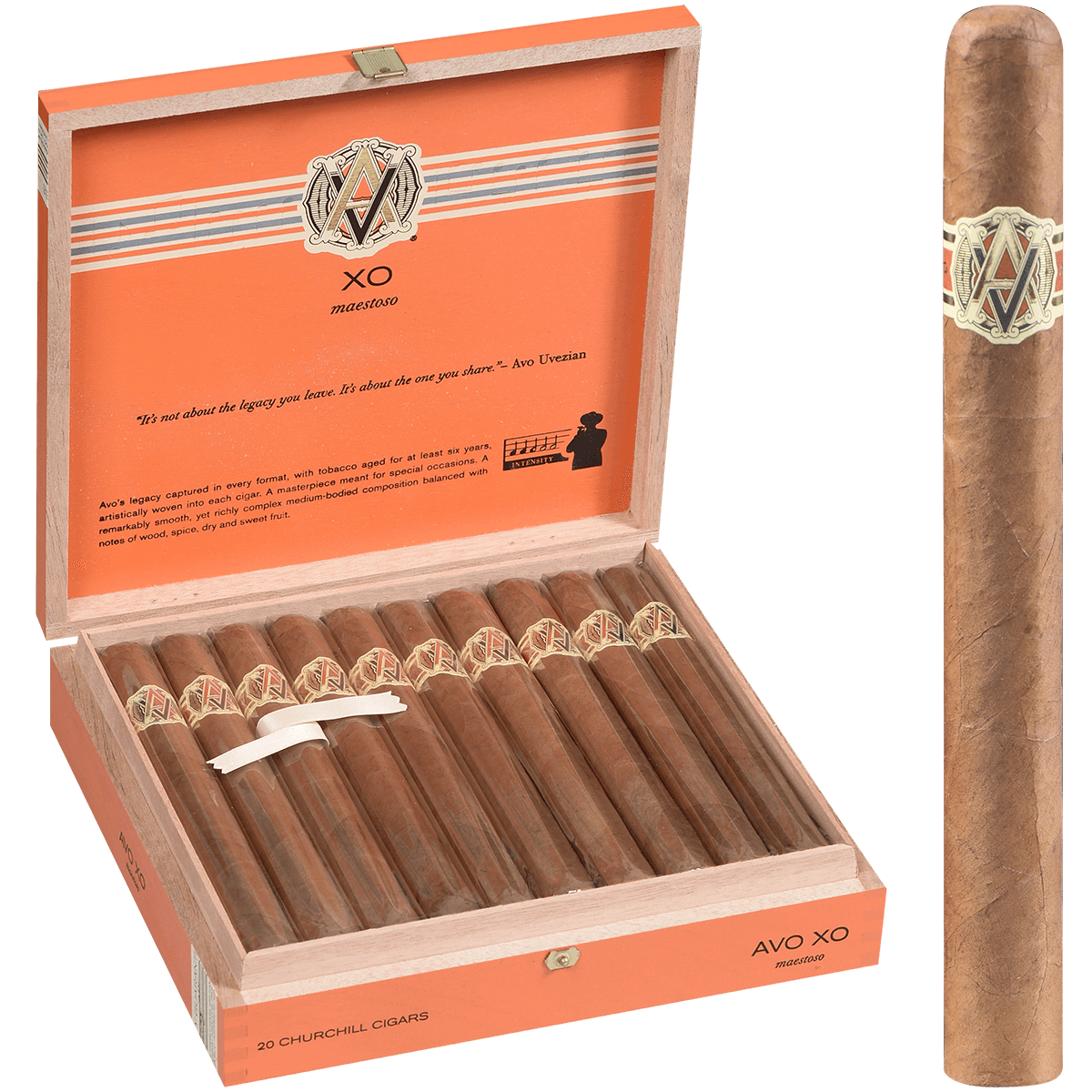 Avo Xo Maestoso Churchill 20 Ct. Box 7.00X48