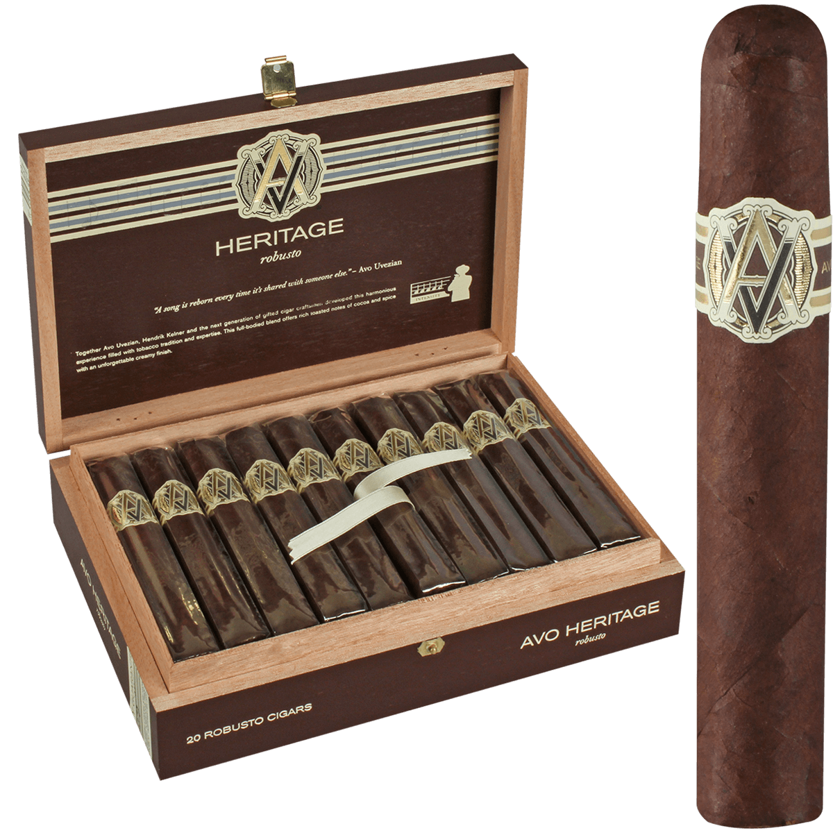 Avo Heritage Robusto 20 Ct. Box 4.87X50