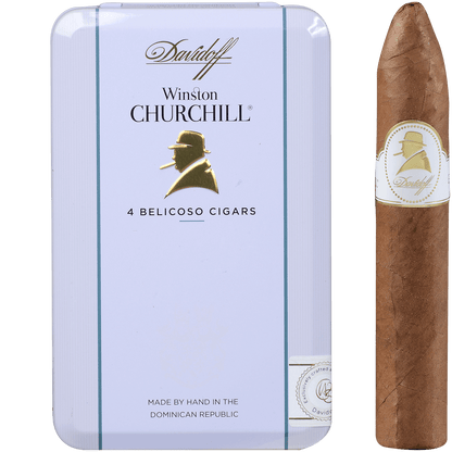 Davidoff Winston Churchill Belicoso 20 Ct. 5/4 Tins 4.50X46