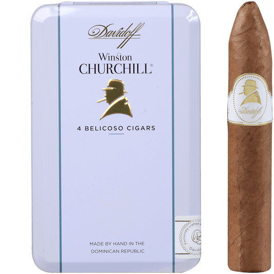 Davidoff Winston Churchill Belicoso 20 Ct. 5/4 Tins 4.50X46