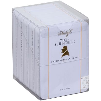 Davidoff Winston Churchill Petit Panetela 25 Ct. 5/5 Tins 4.00X38