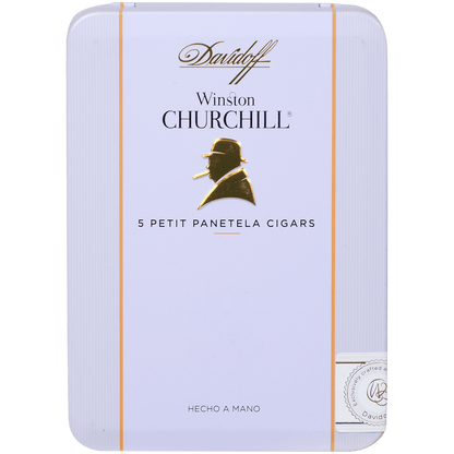Davidoff Winston Churchill Petit Panetela 25 Ct. 5/5 Tins 4.00X38