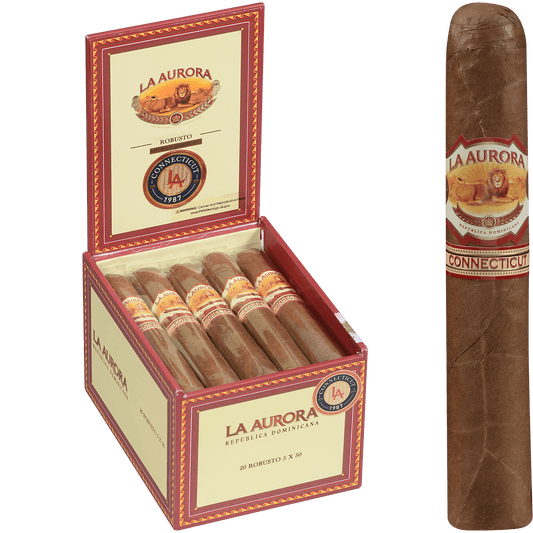 La Aurora Connecticut1987 Robusto 20 Ct. Box 5.00X50