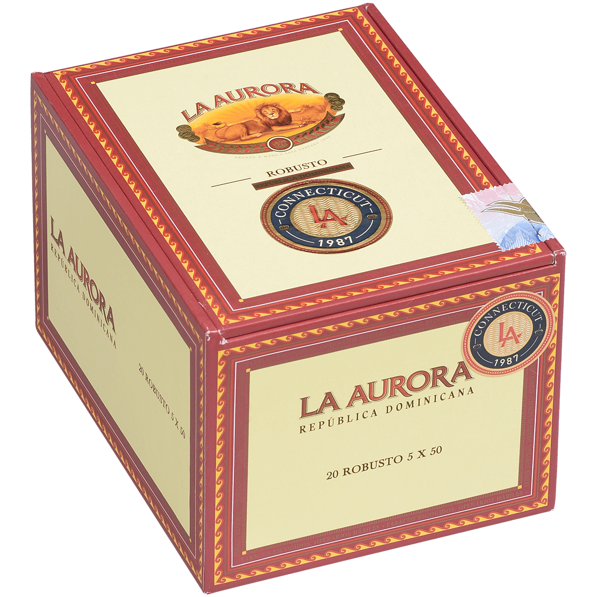 La Aurora Connecticut1987 Robusto 20 Ct. Box 5.00X50