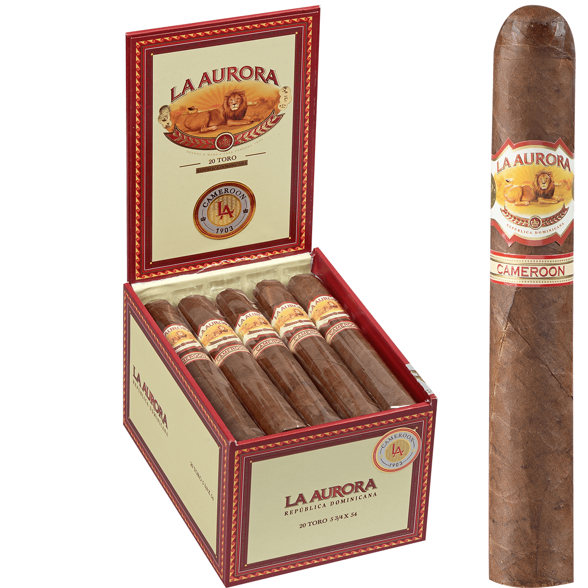 La Aurora Connecticut 1987 Churchill 20 Ct. Box 7.00X47