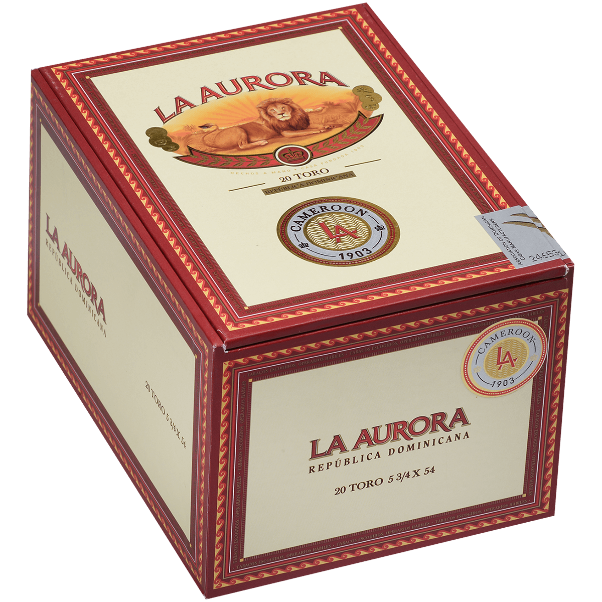 La Aurora Connecticut 1987 Churchill 20 Ct. Box 7.00X47