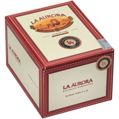 LA AURORA CONNECTICUT 1987 GRAN TORO 20 CT. BOX 6.00X58