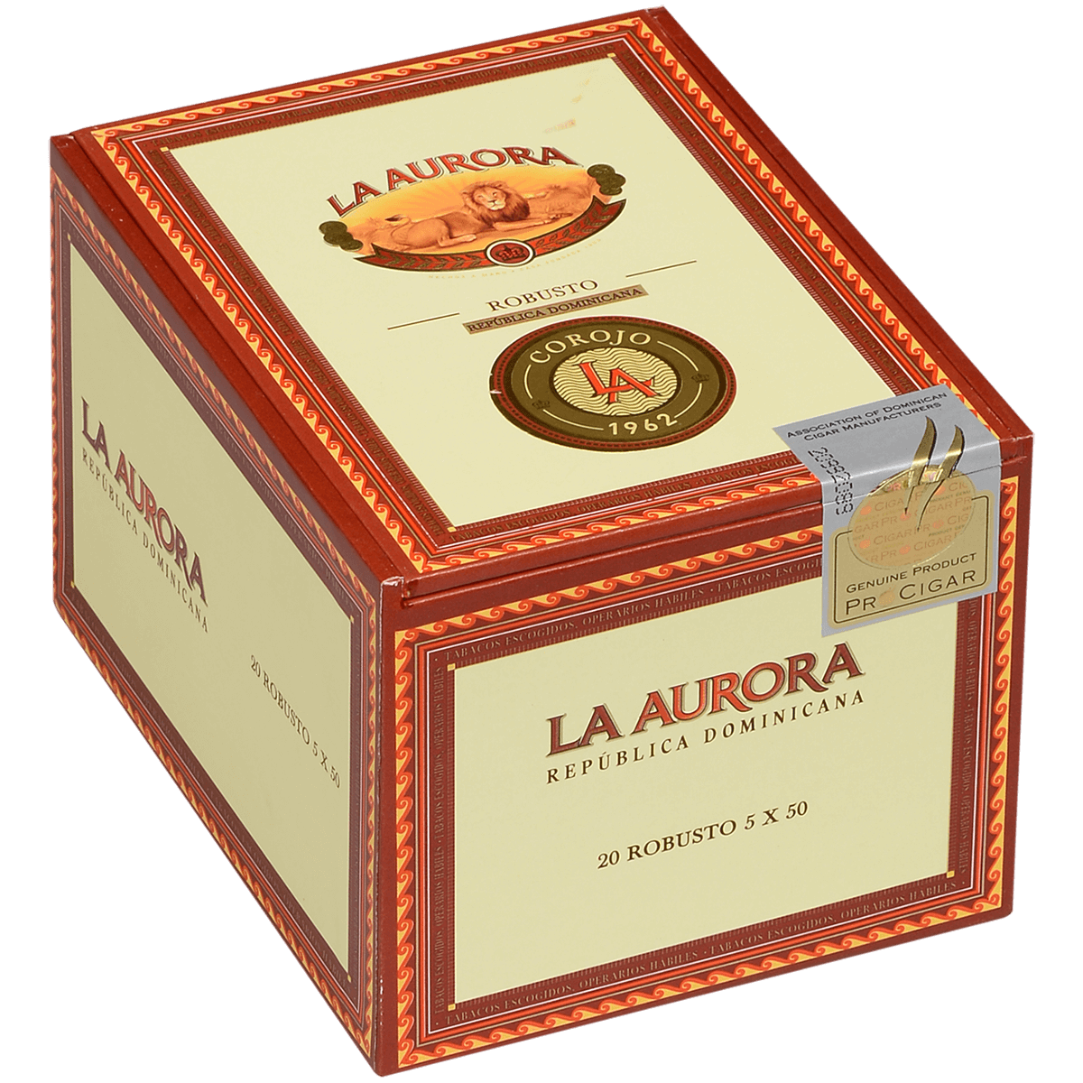 La Aurora Corojo 1962 Robusto 20 Ct. Box 5.00X50