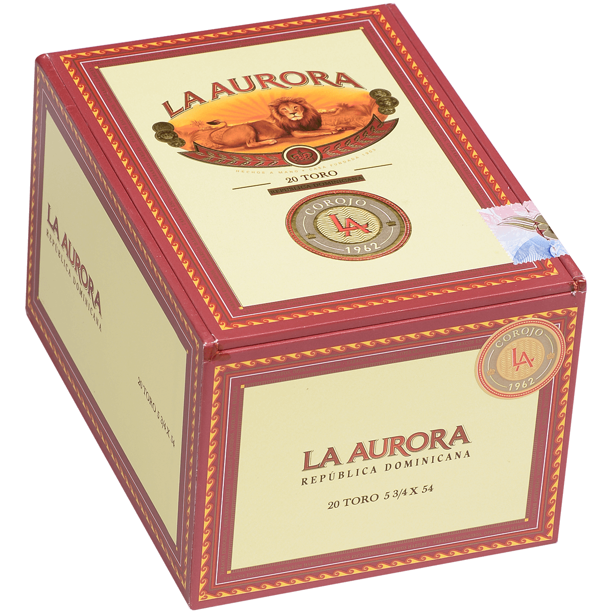 La Aurora Corojo 1962 Toro 20 Ct. Box 5.75X54