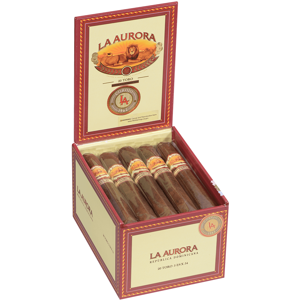 La Aurora Corojo 1962 Toro 20 Ct. Box 5.75X54