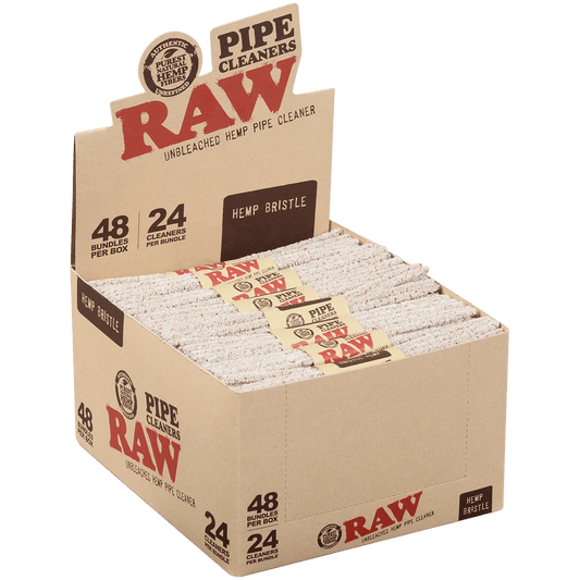 Raw Pipe Cleaners- Hemp Bristle 24 48 Display