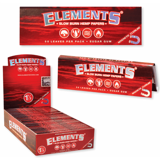 Papers Elements Red 1 1/4" Magnetic Closure 25/50 Ct. Box
