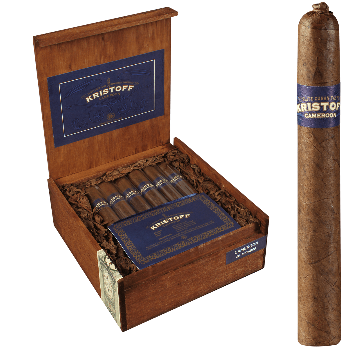 Kristoff Cameroon Matador 20 Ct. Box 6.50X56