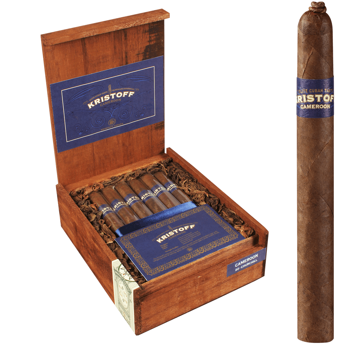 Kristoff Cameroon Churchill 20 Ct. Box 7.00X50