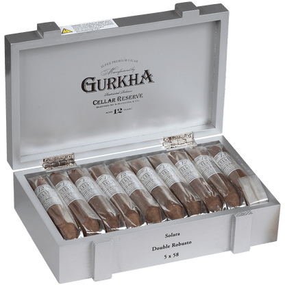 Gurkha Cellar Reserve Platinum Edition 12 Yr Solara-Dbl Robusto 20 Ct. Box 5.00X58