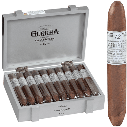Gurkha Cellar Reserve Platinum Edition 12 Yr Hendonism-Grand Rothchild 20 Ct. Box 6.00X58