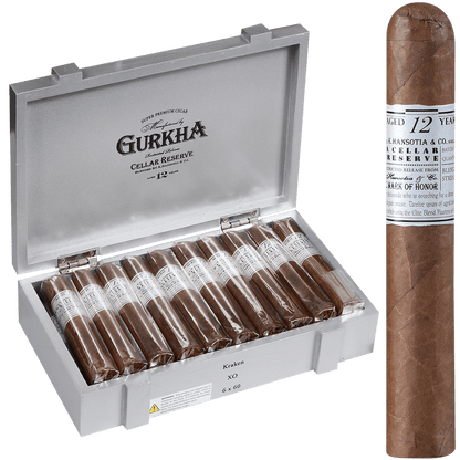 Gurkha Cellar Reserve Platinum Edition 12Yr Kraken-Xo 20 Ct. Box 6.00X60