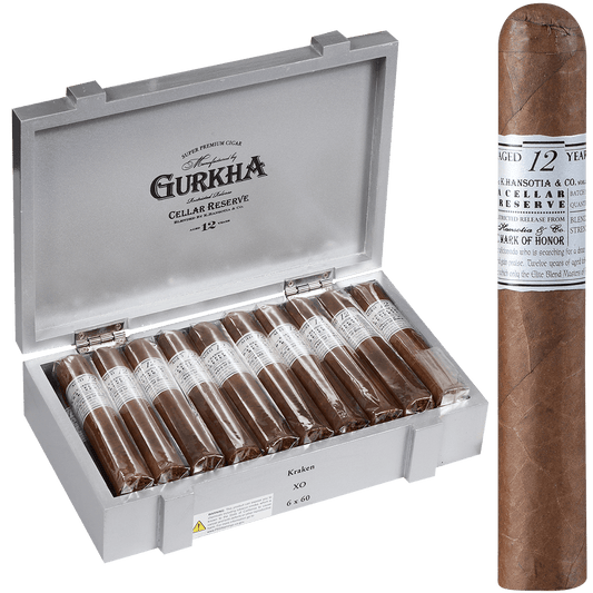Gurkha Cellar Reserve Platinum Edition 12Yr Kraken-Xo 20 Ct. Box 6.00X60