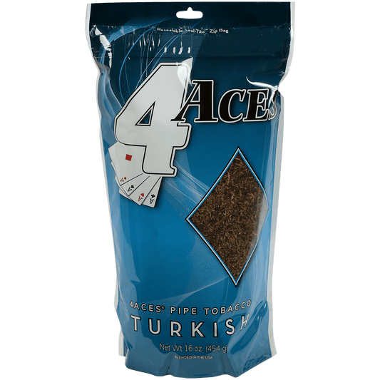 4 Aces Pipe Tobacco Turkish 16 Oz. Bag
