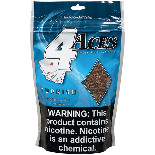4 Aces Pipe Tobacco Turkish 6 Oz. Bag