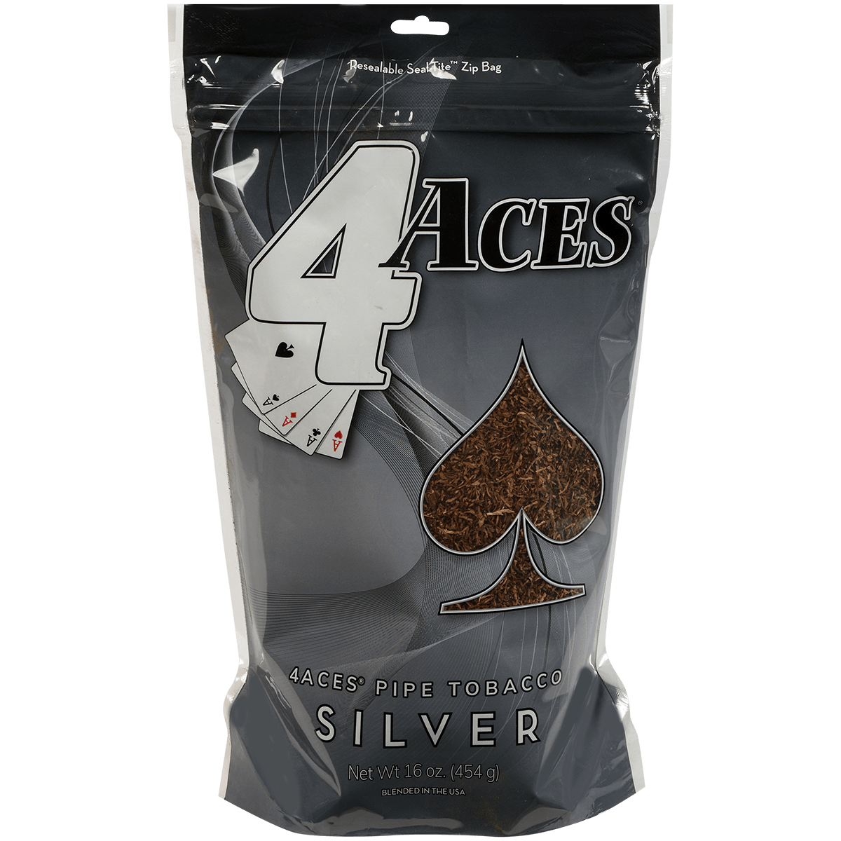 4 Aces Pipe Tobacco Silver 16 Oz. Bag