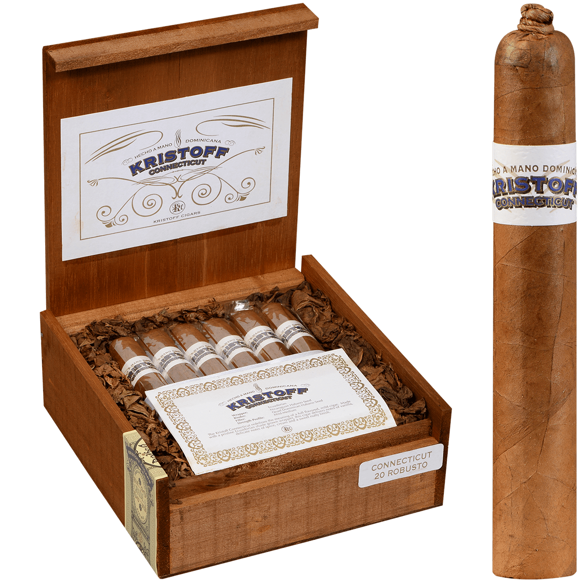 Kristoff Connecticut Robusto 20 Ct. Box 5.50X54