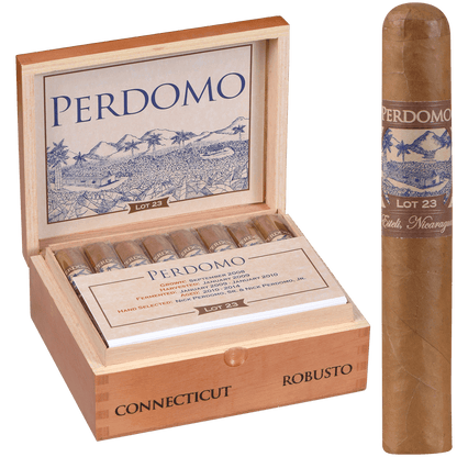 Perdomo Lot 23 Connecticut Robusto 24 Ct. Box 5.00X50