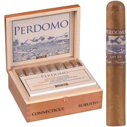Perdomo Lot 23 Connecticut Robusto 24 Ct. Box 5.00X50