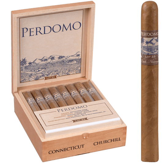 Perdomo Lot 23 Connecticut Churchill 24 Ct. Box 7.00X50