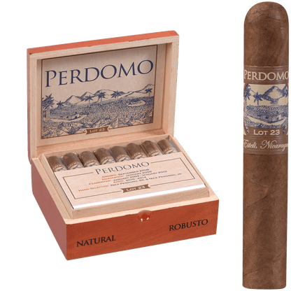 Perdomo Lot 23 Natural Robusto 24 Ct. Box 5.00X50