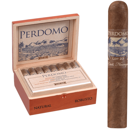 Perdomo Lot 23 Natural Robusto 24 Ct. Box 5.00X50