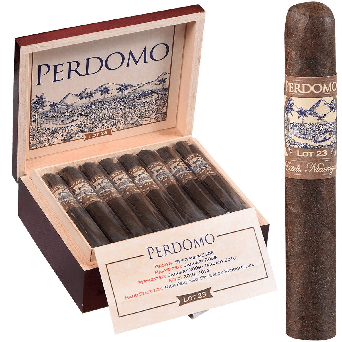 Perdomo Lot 23 Maduro Robusto 24 Ct. Box 5.00X50