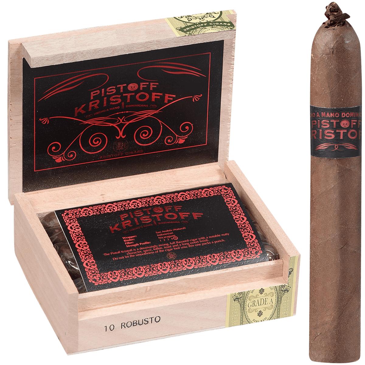 Kristoff Pistoff Corona Gorda 10 Ct. Box 5.75X48