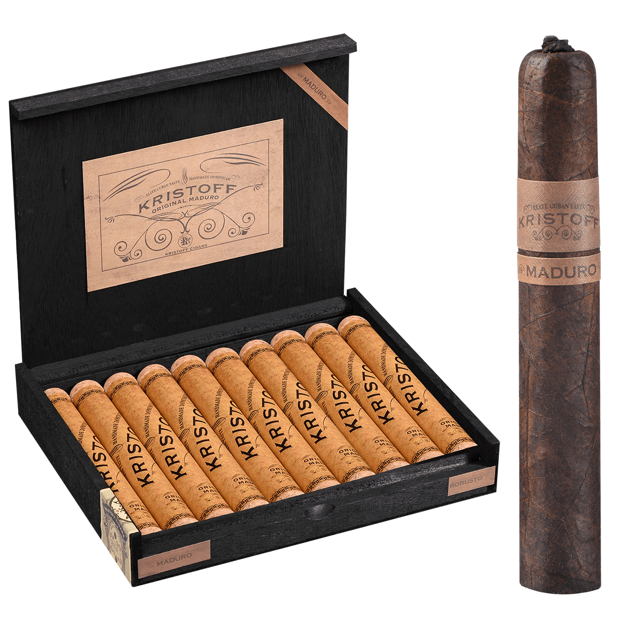 Kristoff Maduro Tubes Robusto 10 Ct. Box 5.5 X 54