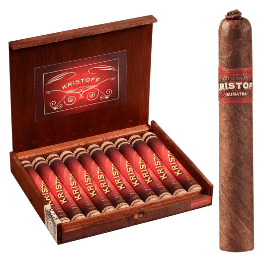Kristoff Sumatra Tubes Robusto 10 Ct. Box 5.5 X 54