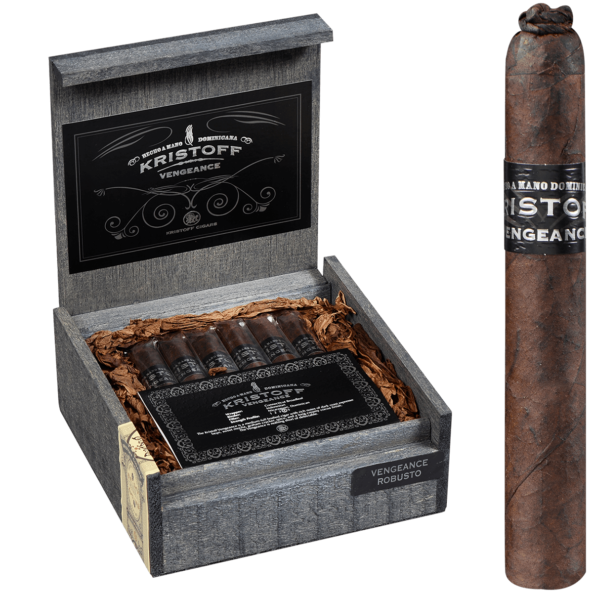 Kristoff Vengeance Robusto 20 Ct. Box 5.00X50