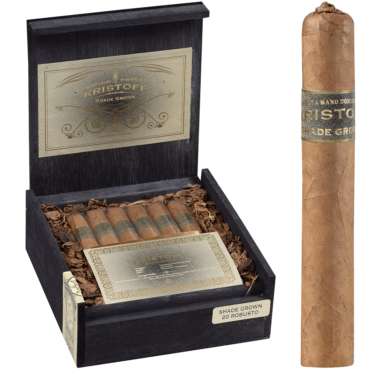 Kristoff Shade Grown Robusto 20 Ct. Box 5.50X54