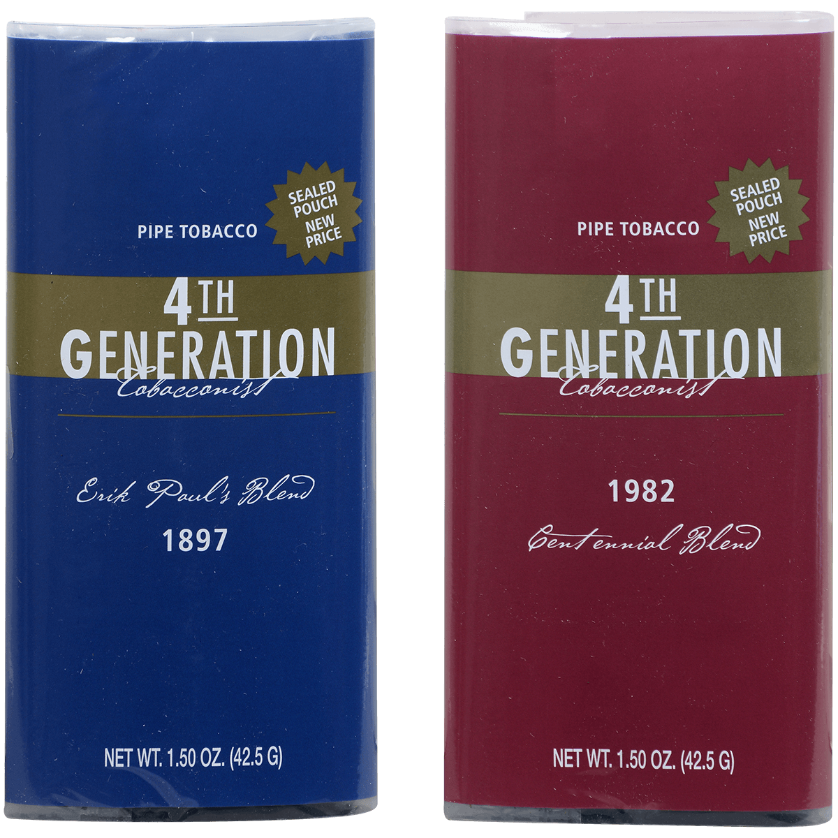 Pipe Tobacco 4Th Generation Bogo 1897 And 1982 1/12 Ct. Pouch Display 1.50 Oz.
