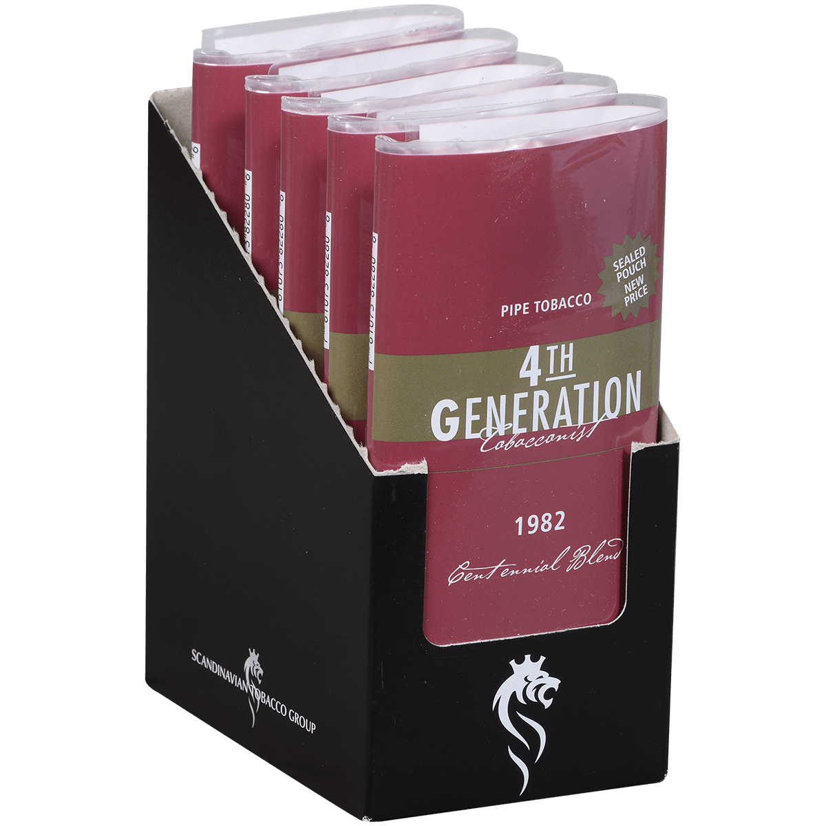 Pipe Tobacco 4Th Generation 1982 1/5 Ct. Pouch Display 1.50 Oz.
